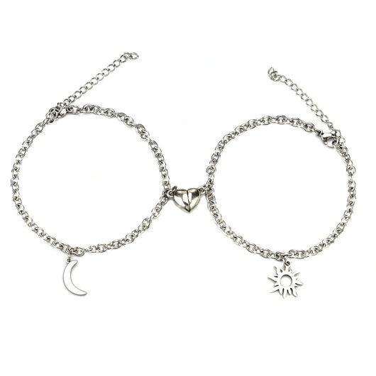 Pulseras Magnéticas Sol y Luna para Parejas - Acero Inoxidable, Regalos Día de Enamorados - Image 9