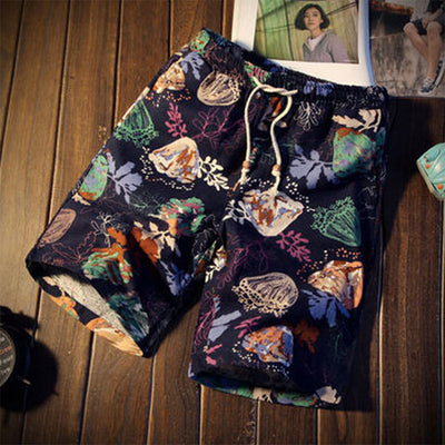 Shorts de Lino Estampado - Comodidad al Instante - Image 10