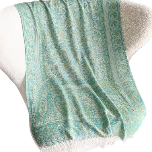 Chal Jacquard de Cachemira Sintética Premium para Mujer - Image 5