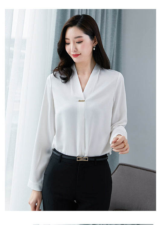 Blusa Suelta de Chifón Elegante - Image 2
