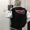 Chaqueta Beisbolera Retro Holgada para Mujer