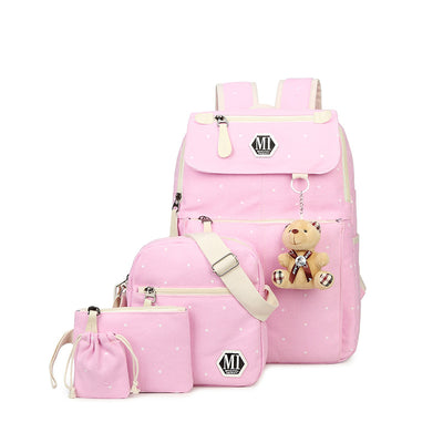 Mochila Canvas con Lunares - Diseño Moderno y Funcional - Image 11