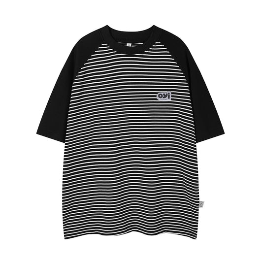 Playera de Rayas con Combinación de Colores para Hombre - Image 5