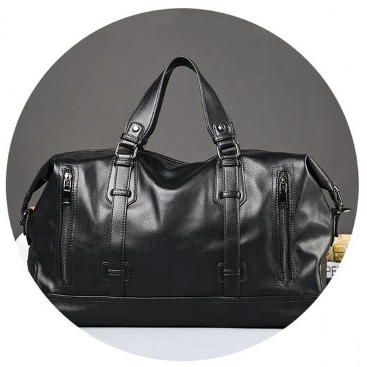 Bolso de Viaje de Cuero para Hombre - Maletín Multifuncional de Gran Capacidad - Image 2