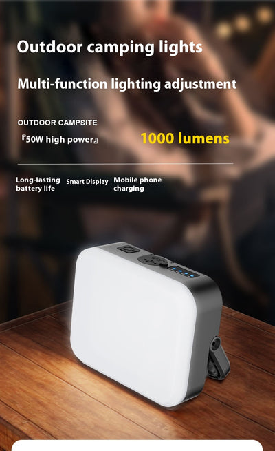 Lámpara Portátil para Campamento - Luz Ambiental de Tienda - Image 6