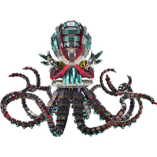 Puzzle Metálico 3D Pulpo de 8 Brazos - Juguete DIY Creativo Micromundo