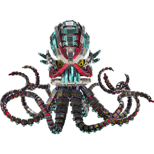 Puzzle Metálico 3D Pulpo de 8 Brazos - Juguete DIY Creativo Micromundo