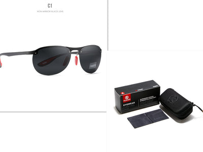 Gafas de Sol Polarizadas TR90 Sin Marco para Exterior - Image 18