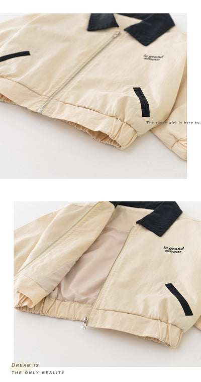 Cardigan con Cuello Grande y Cierre de Cremallera para Niños - Image 18