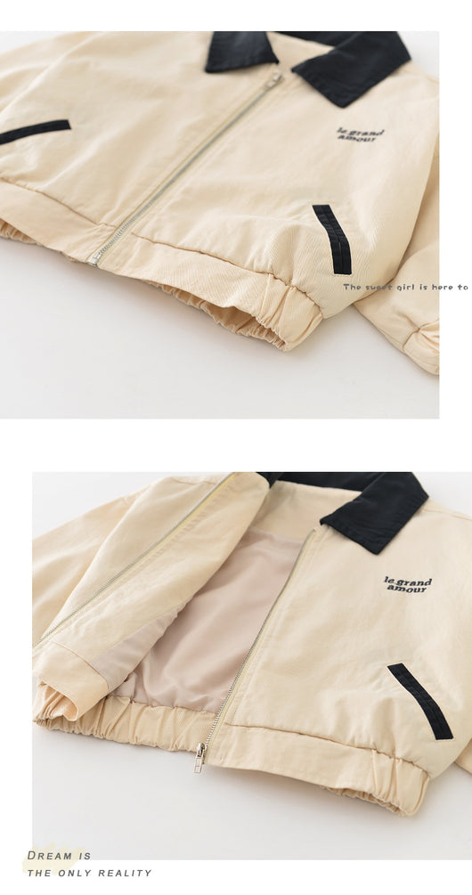 Cardigan con Cuello Grande y Cierre de Cremallera para Niños - Image 18