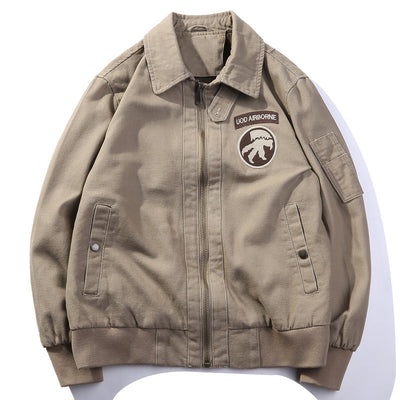 Chaqueta Bomber Retro WWII Estilo Vintage Americano - Image 17