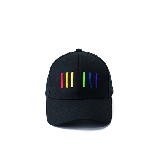 Gorra Bordada Arcoíris de Seis Colores
