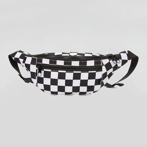 Bolsa Bandolera de Pareja Cuadros Salvajes - Estilo Crossbody