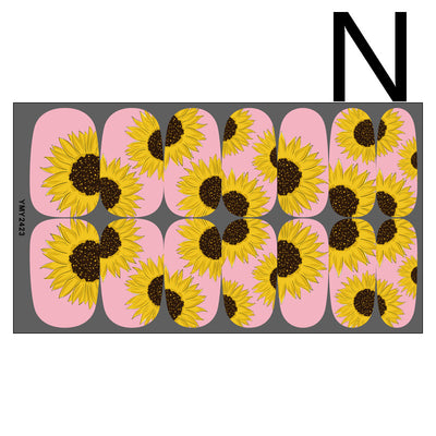 Pegatinas de Uñas Mariposas Hoja de Arce con Adhesivo - Image 28