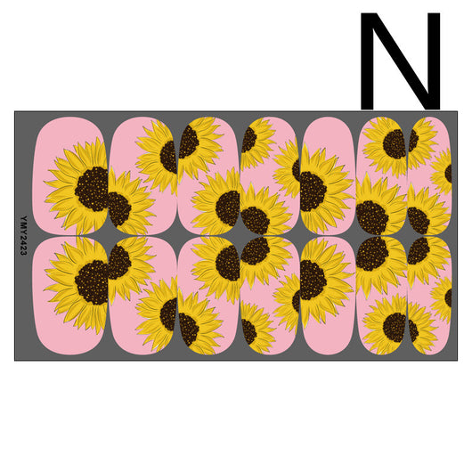 Pegatinas de Uñas Mariposas Hoja de Arce con Adhesivo - Image 28