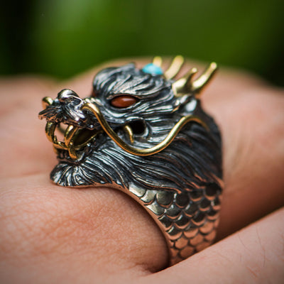 Anillo de Dragón Artesanal