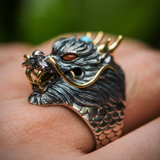 Anillo de Dragón Artesanal