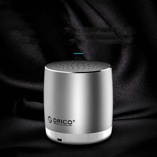 Parlante Bluetooth Portátil Metálico con Bajos Potentes