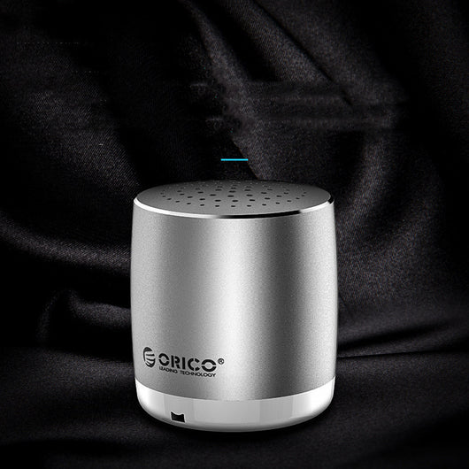 Parlante Bluetooth Portátil Metálico con Bajos Potentes