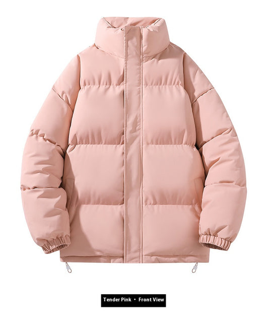 Abrigo Acolchado de Cuello Alto para Parejas - Diseño Minimalista - Image 31