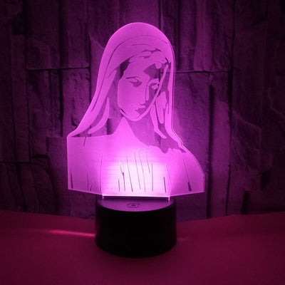 Lámpara LED 3D Táctil USB para Niños - Luz Nocturna Infantil - Image 17