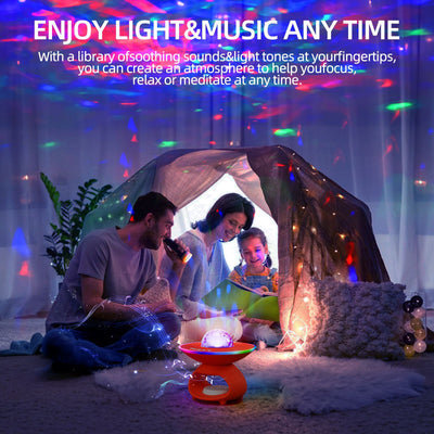 Proyector de Cielo Estrellado LED con Altavoz Bluetooth y Luz de Ambiente - Image 16