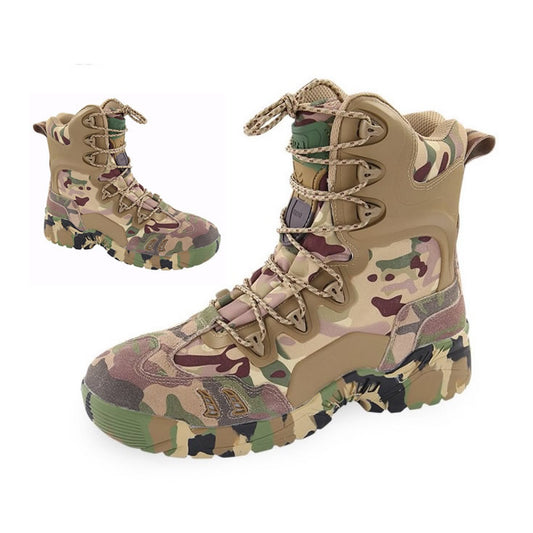Botas de Senderismo Camufladas Altas para Hombre con Aislamiento Térmico