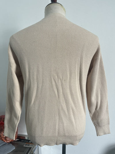 Suéter Cuello Redondo Textura Waffle para Hombre - Pullover Tejido Casual - Image 19