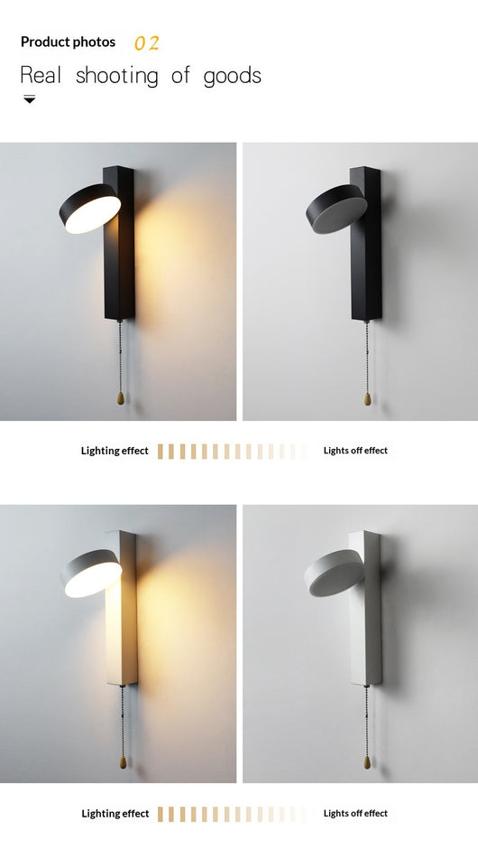 Aplique Minimalista Blanco y Negro para Pasillos y Espacios Modernos - Image 16