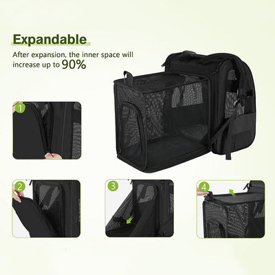 Mochila Transportadora para Gatos con Bolsa Extensible - Image 39