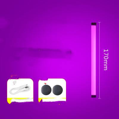 Lámpara LED Recargable Tubo Luz de Relleno Azul Púrpura para Dormitorio - Image 10