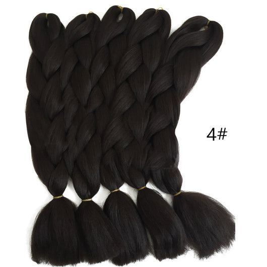 Peluca de Trenzas Sucias Color Natural - Cabello Sintético Premium - Image 13
