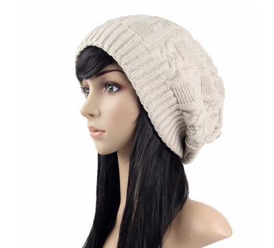 Gorro Tejido de Lana Doble Capa para Invierno - Mujer - Image 4
