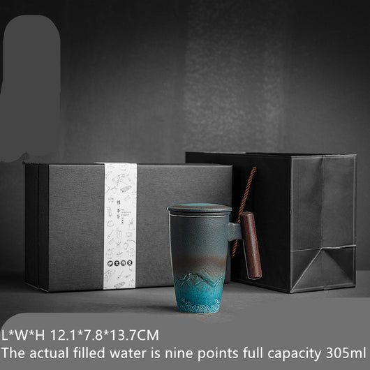 Taza de Té Oficina Grande - Capacidad Extendida para Té y Bebidas - Image 10