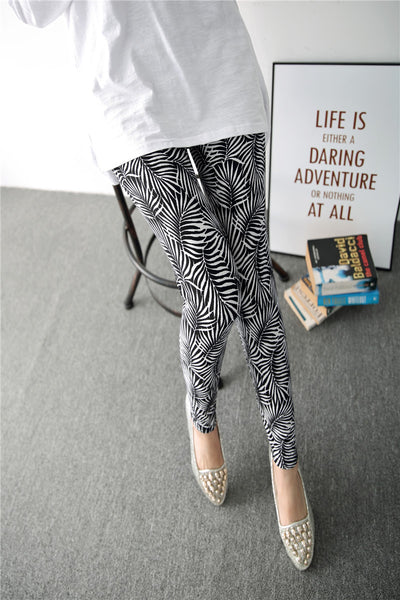 Leggings Elásticos Milk Silk con Diseño Graffiti y Pintura de Tinta Primavera - Image 2