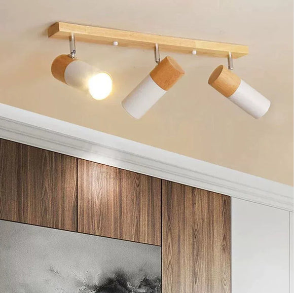 Foco Ajustable de Techo Log Simple - Iluminación Versátil