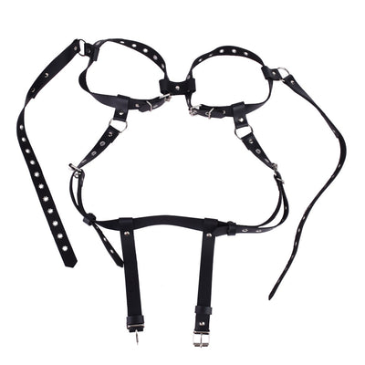 Cadena de Pecho Metálica con Almohadillas - Body Chain Elegante - Image 4