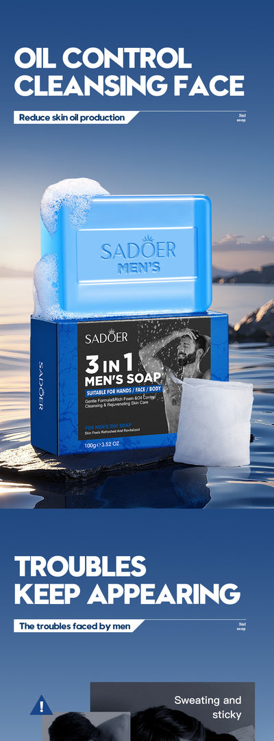 Jabón Artesanal 3 en 1 para Hombre - Limpieza Profunda - Image 8