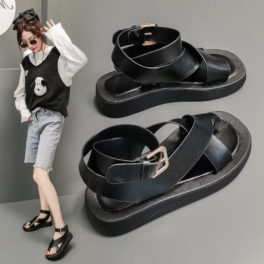 Sandalias Romanas Hada con Suela Gruesa para Mujer - Image 4