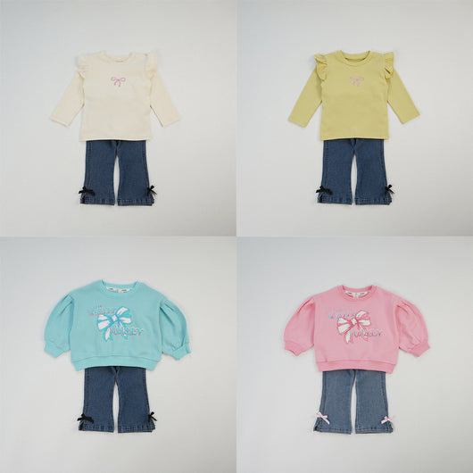Pantalones Jeans Bota Campana Elásticos para Niña - Image 12