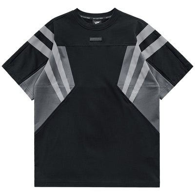 Playera Deportiva Reflectante con Franjas para Hombre - Image 11