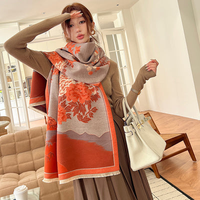 Chalina Estampada de Cashmere Artificial - Perfecto para Aire Acondicionado - Image 15