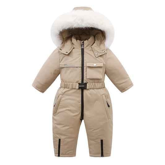 Traje de Esquí Infantil con Forro Polar para Otoño e Invierno - Image 2