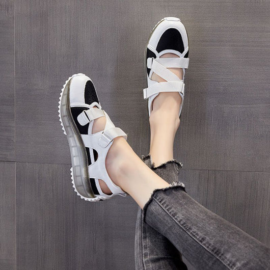 Sandalias Deportivas Blancas Transpirables para Mujer con Diseño Abierto - Image 9