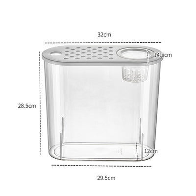 Pecera Ecológica de Acrílico Transparente para Peces de Agua Fría - Image 6