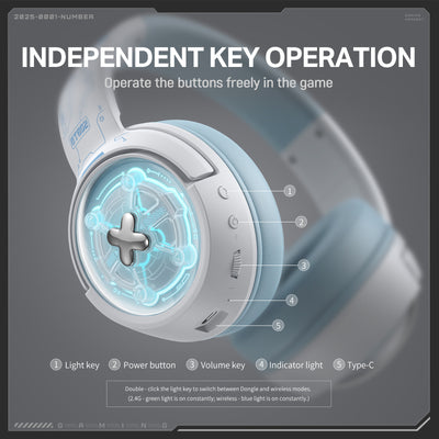Auriculares Gaming Inalámbricos Bluetooth Over-ear - Image 10