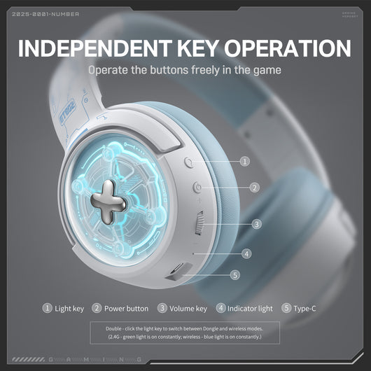 Auriculares Gaming Inalámbricos Bluetooth Over-ear - Image 10