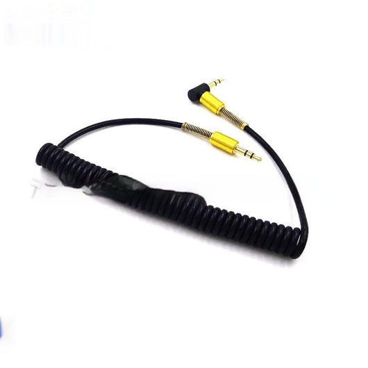 Cable de Audio Auxiliar Retráctil 3.5mm con Codo de Resorte para Auto - Image 8