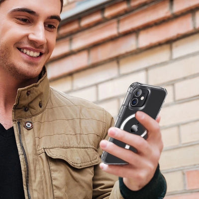 Funda Magnética Transparente Compatible con iPhone 12 - Image 9