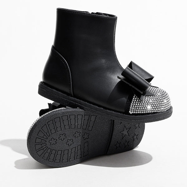 Botas Infantiles con Cierre de Cremallera Estilo Británico